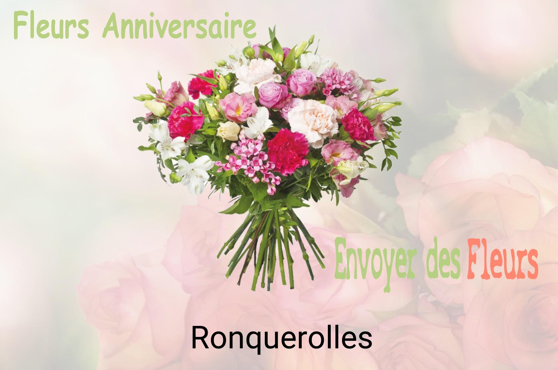 Bouquet de fleurs d’anniversaire livré à Ronquerolles