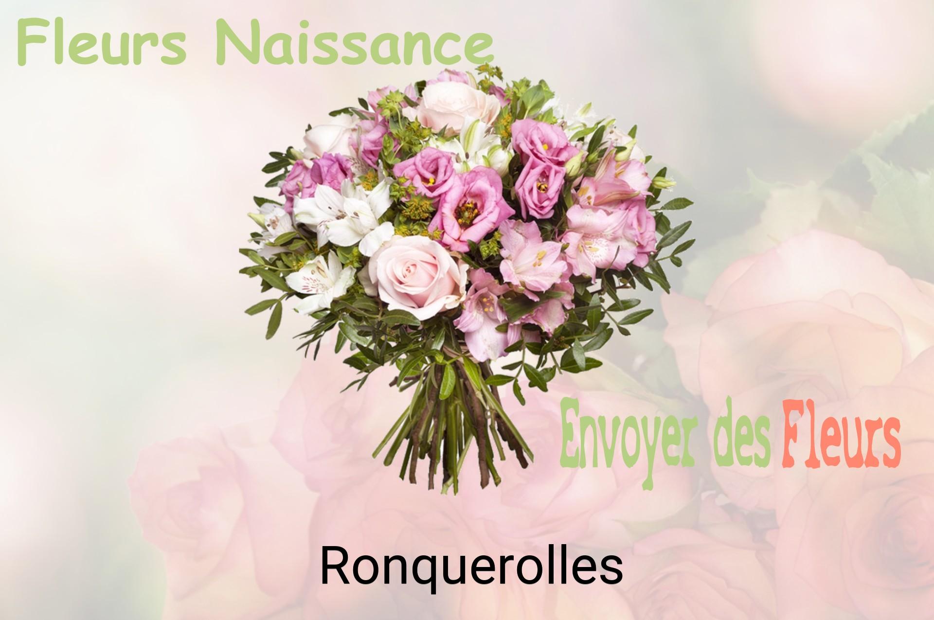 Bouquet de fleurs de naissance livré à Ronquerolles